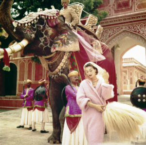 Norman Parkinson - City Palace in Jaipur India.png